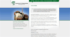 Desktop Screenshot of lawrenceandassociateslawfirm.com