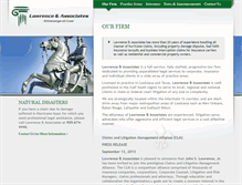 Tablet Screenshot of lawrenceandassociateslawfirm.com